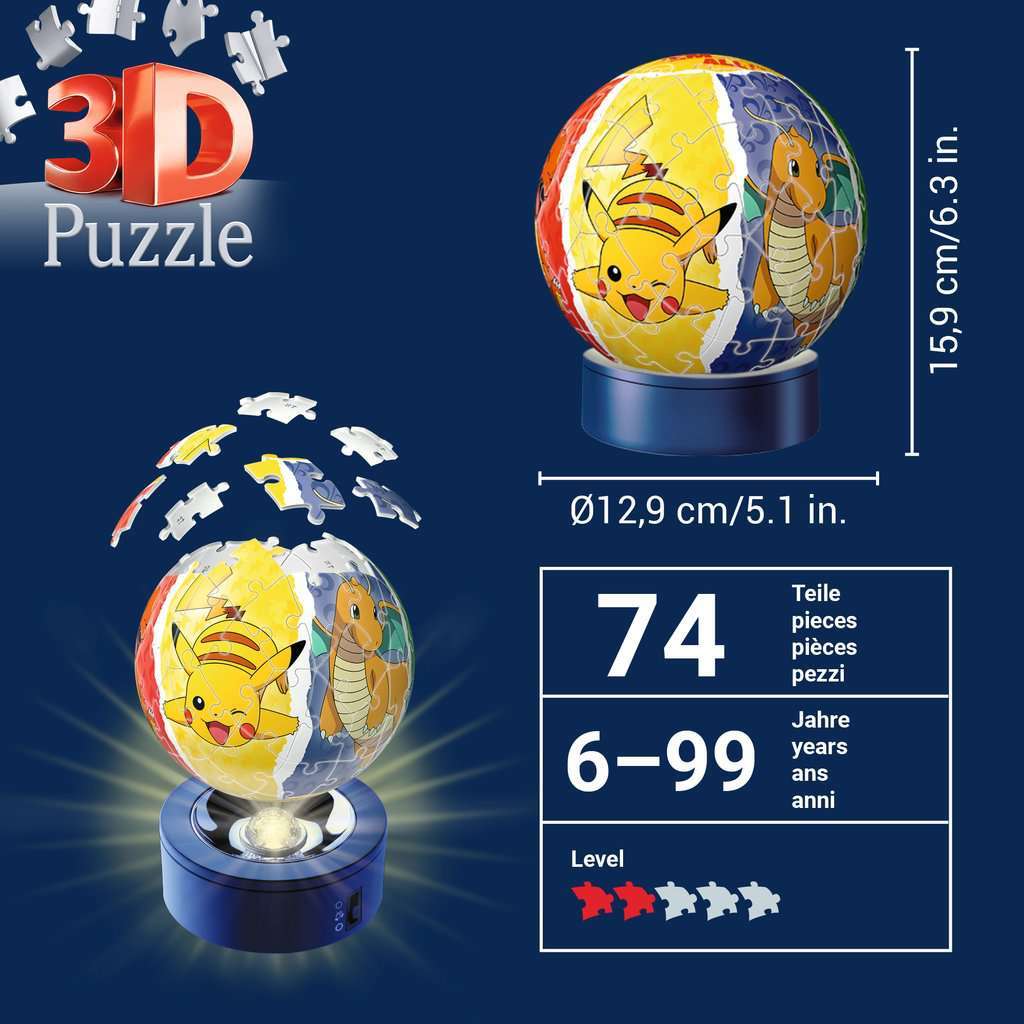 Ravensburger Spiel Nachtlicht Pokémon