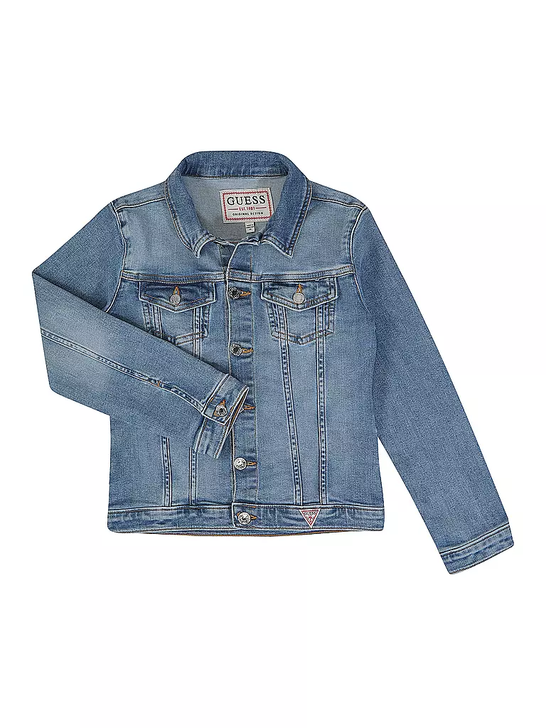 GUESS Mädchen Jeansjacke blau