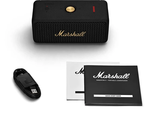 Marshall Emberton II - Black and Brass