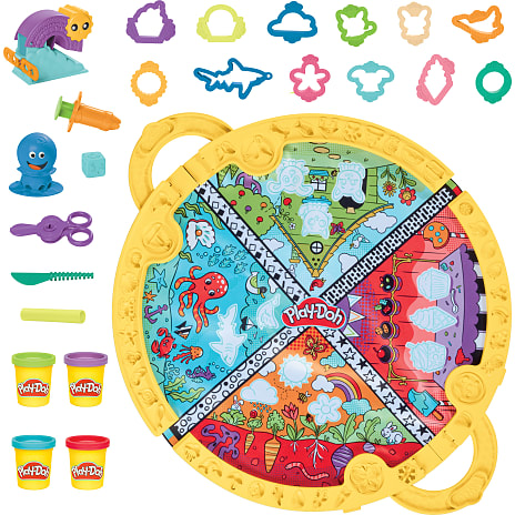 Play-Doh Fold og Go bærbar legemåtte