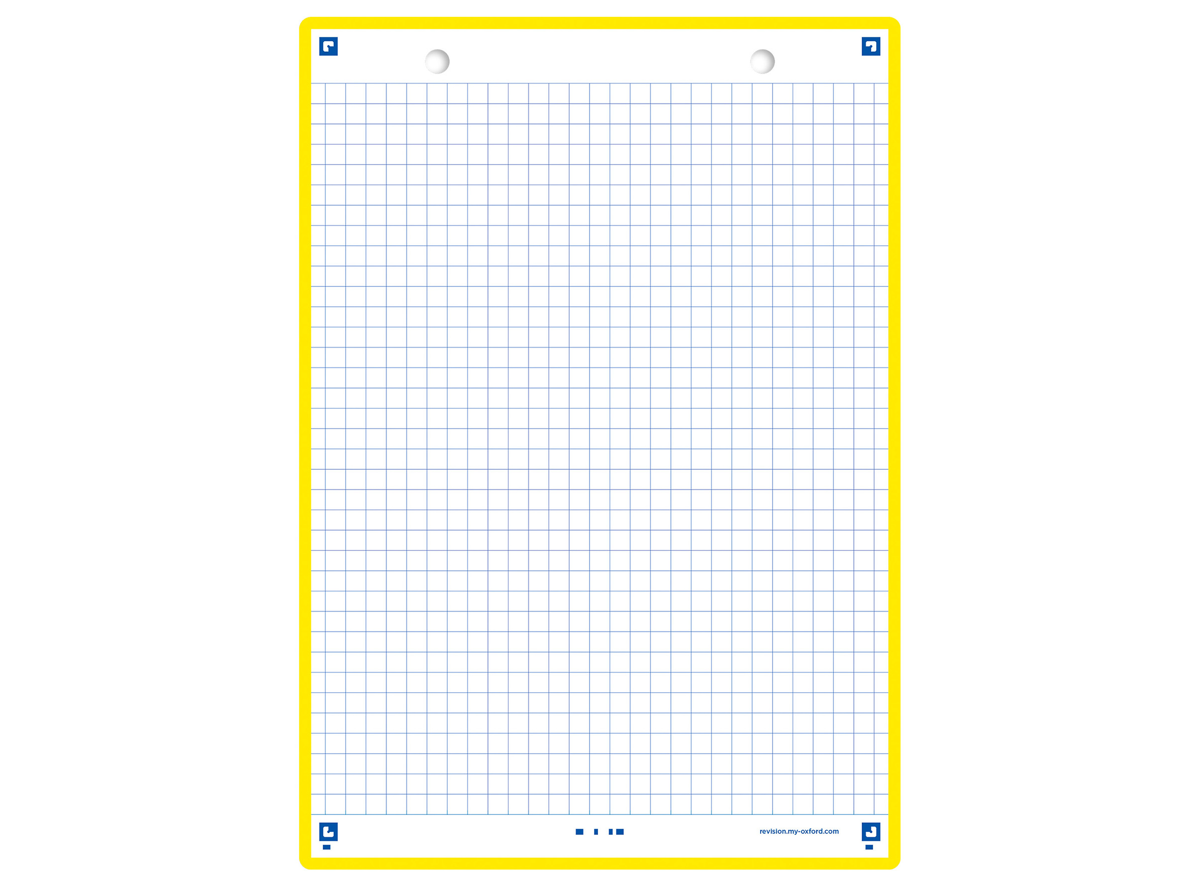 FLASHCARDS QUADRICULADO OXFORD 2.0 A5 AMARELO 30 FOLHAS