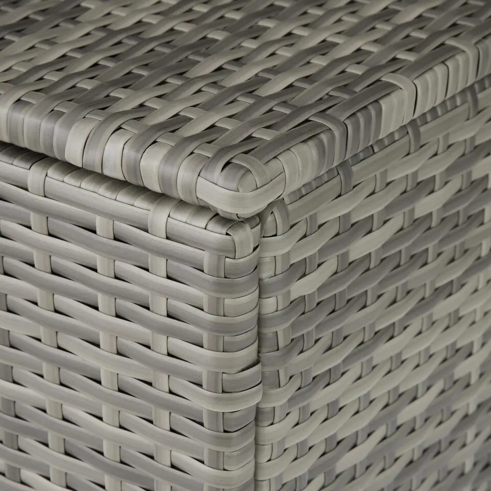 tectake - loungeset - wicker - grijs