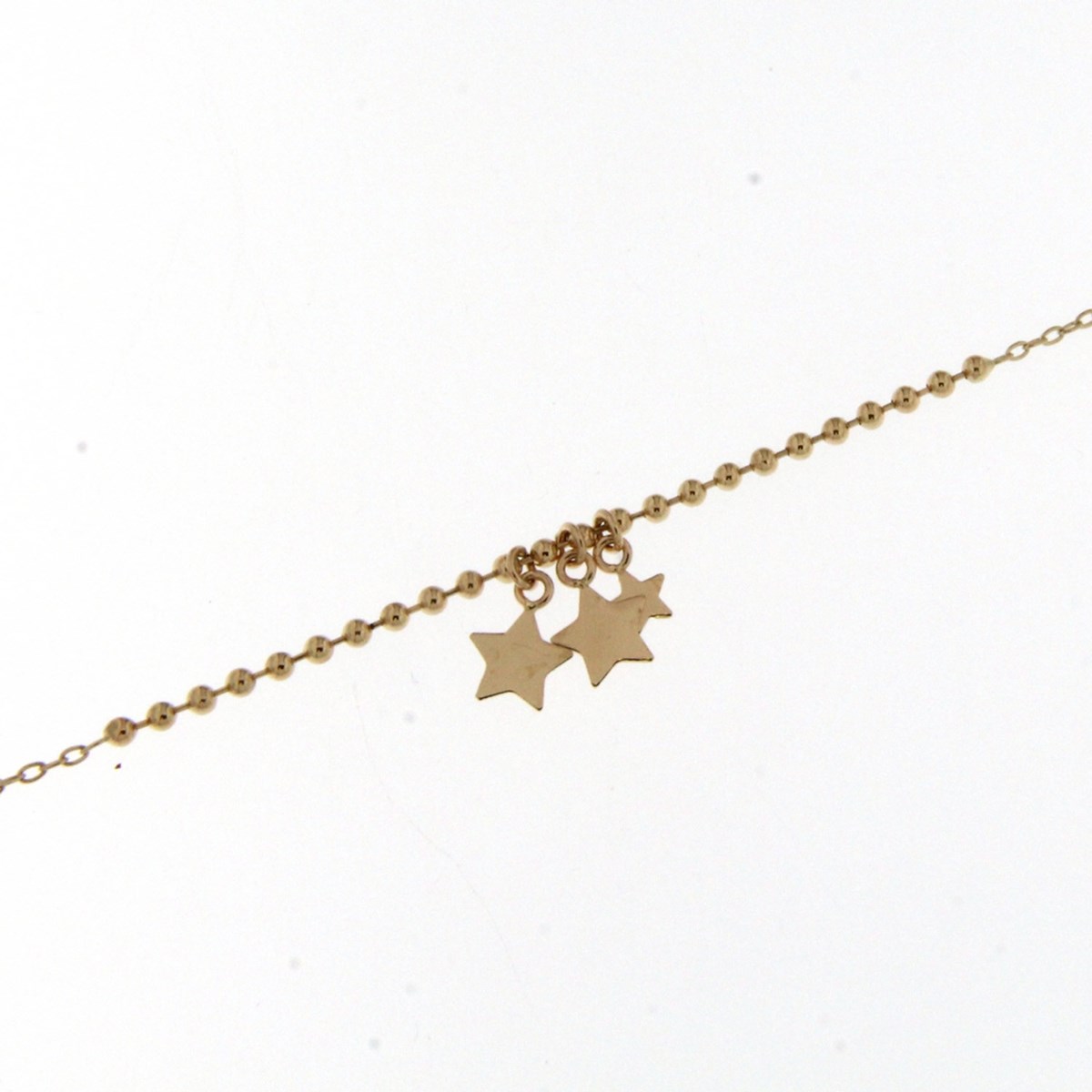 Bracelet Brillaxis trois pampilles étoiles or jaune
