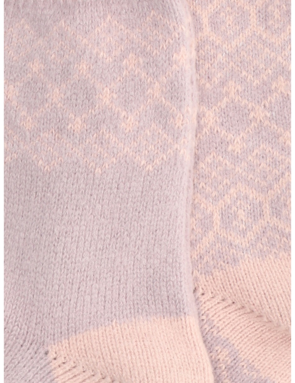 COZY JACQUARD SOCKS 2P