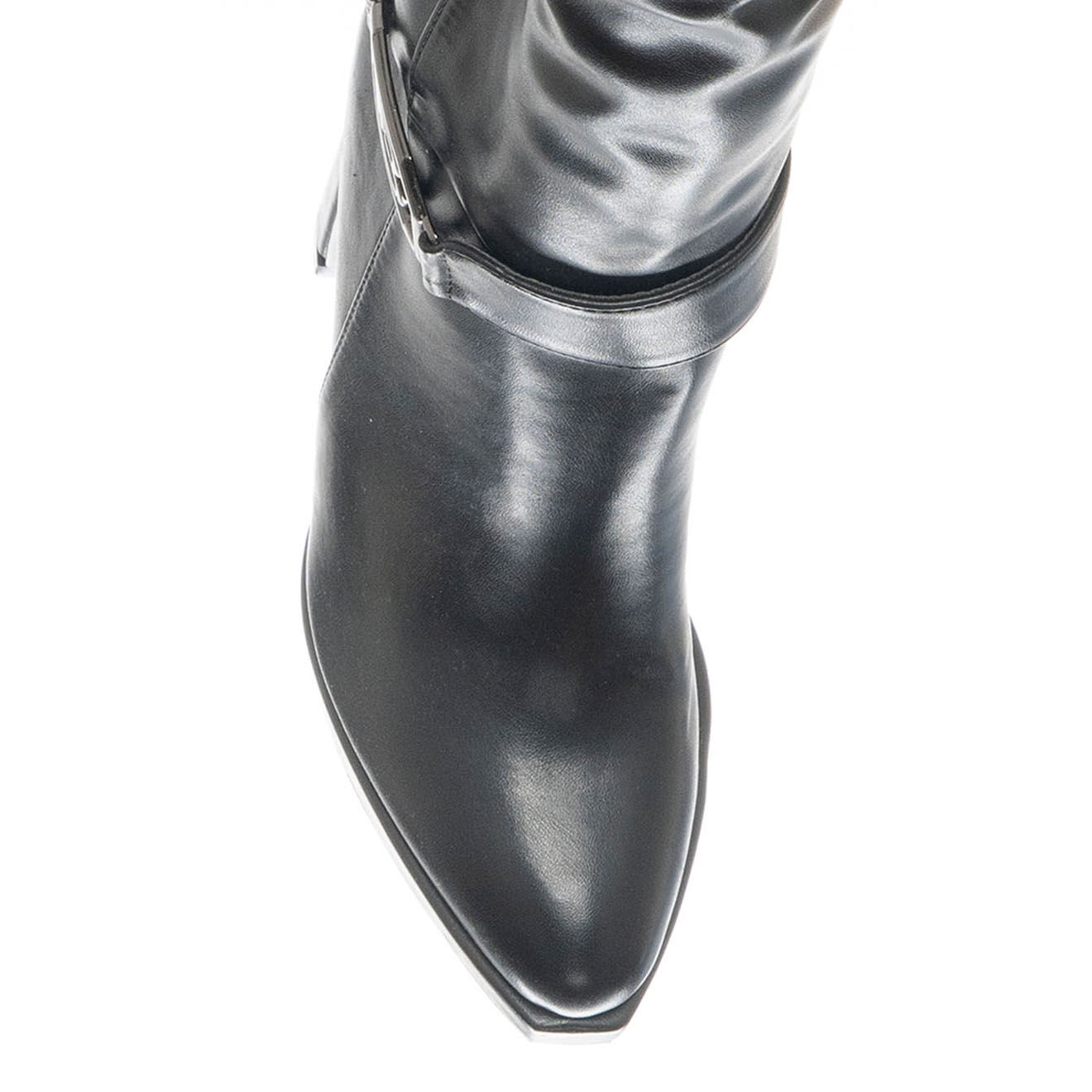 Laura Biagiotti Bottes Sibilla noires - Talon 11 cm