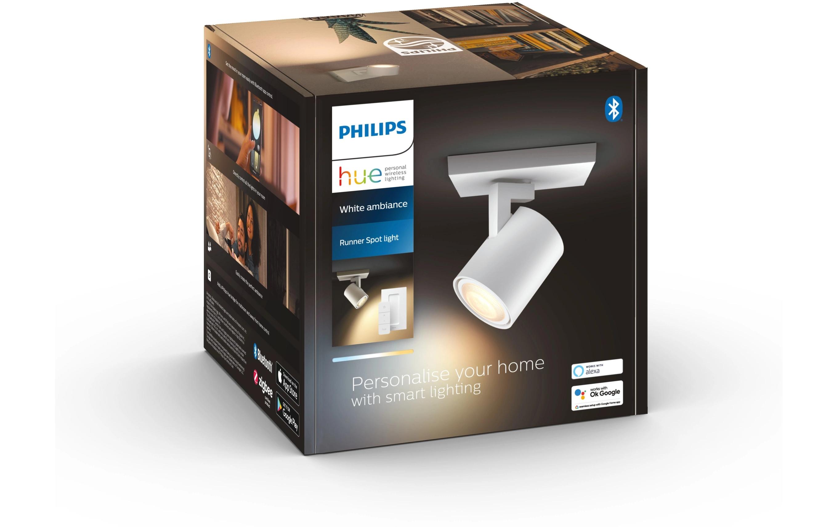 White Ambiance Runner Spot inkl. Dimmschalter WeissFlexibles Licht für jeden Raum