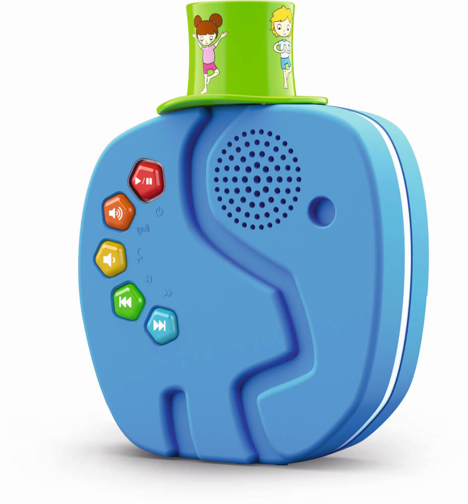 TECHNIFANT Kinder Audioplayer Bluetoothlautsprecher, Nachtlicht
