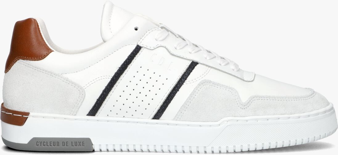CYCLEUR DE LUXE witte cycleur de luxe lage sneakers velodrome