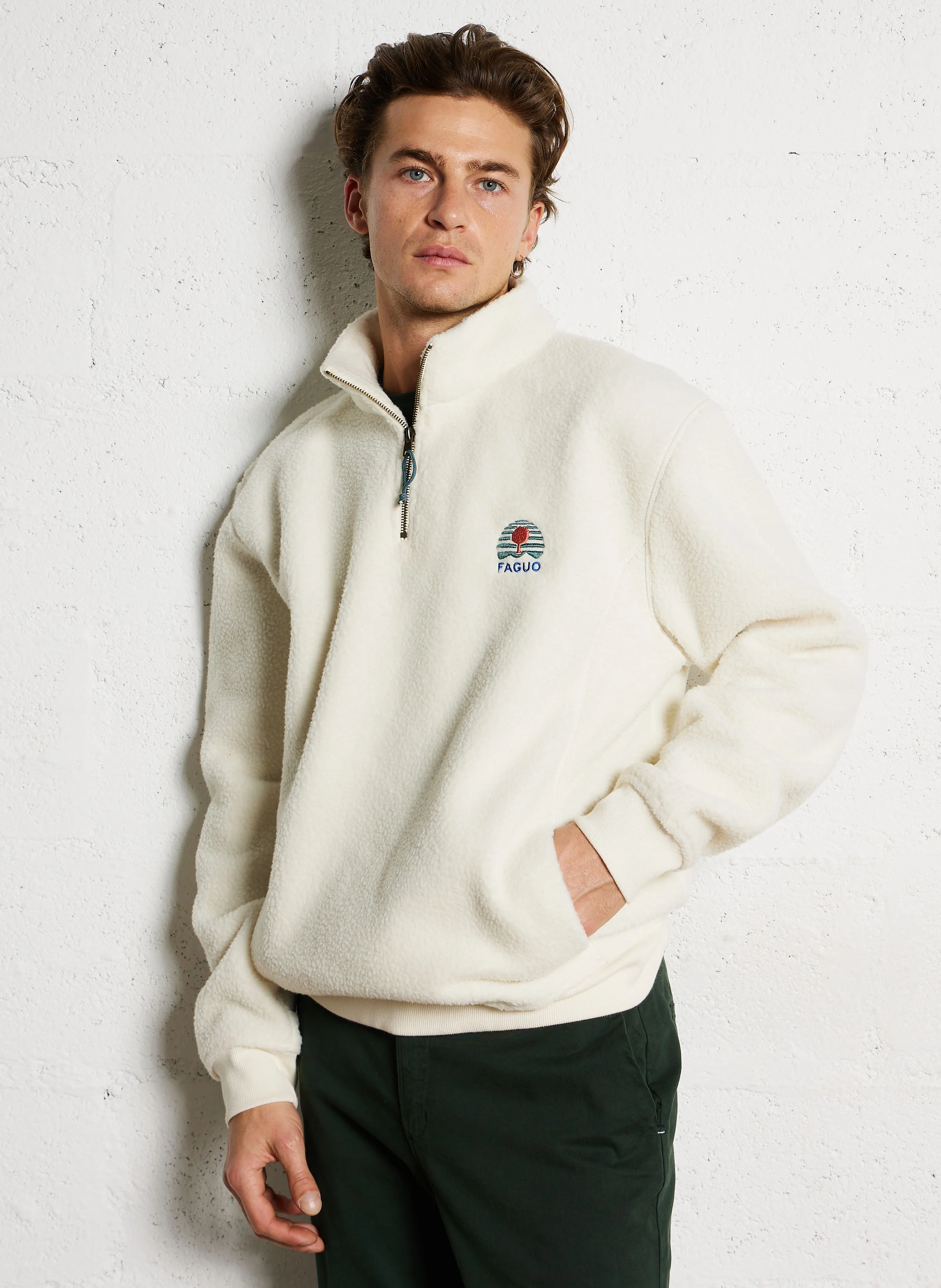 AUBIAC - Polaire en sherpa | Beige