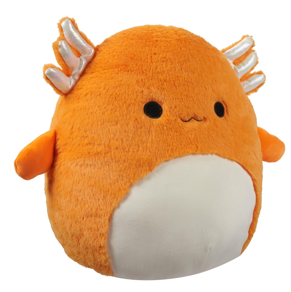 Squishmallows - 40 cm P18 Fuzz A Mallows Bamse - Nico Axolotl