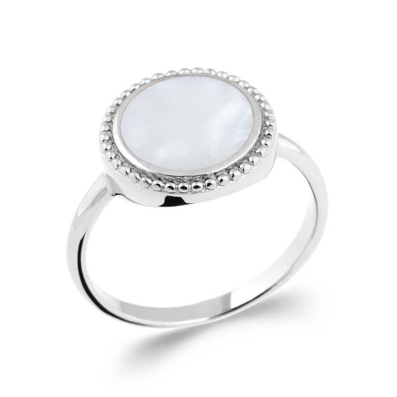 Bague Femme - Argent 925 - Nacre