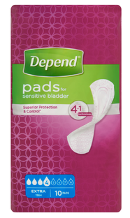 Depend Pads Extra 10ST