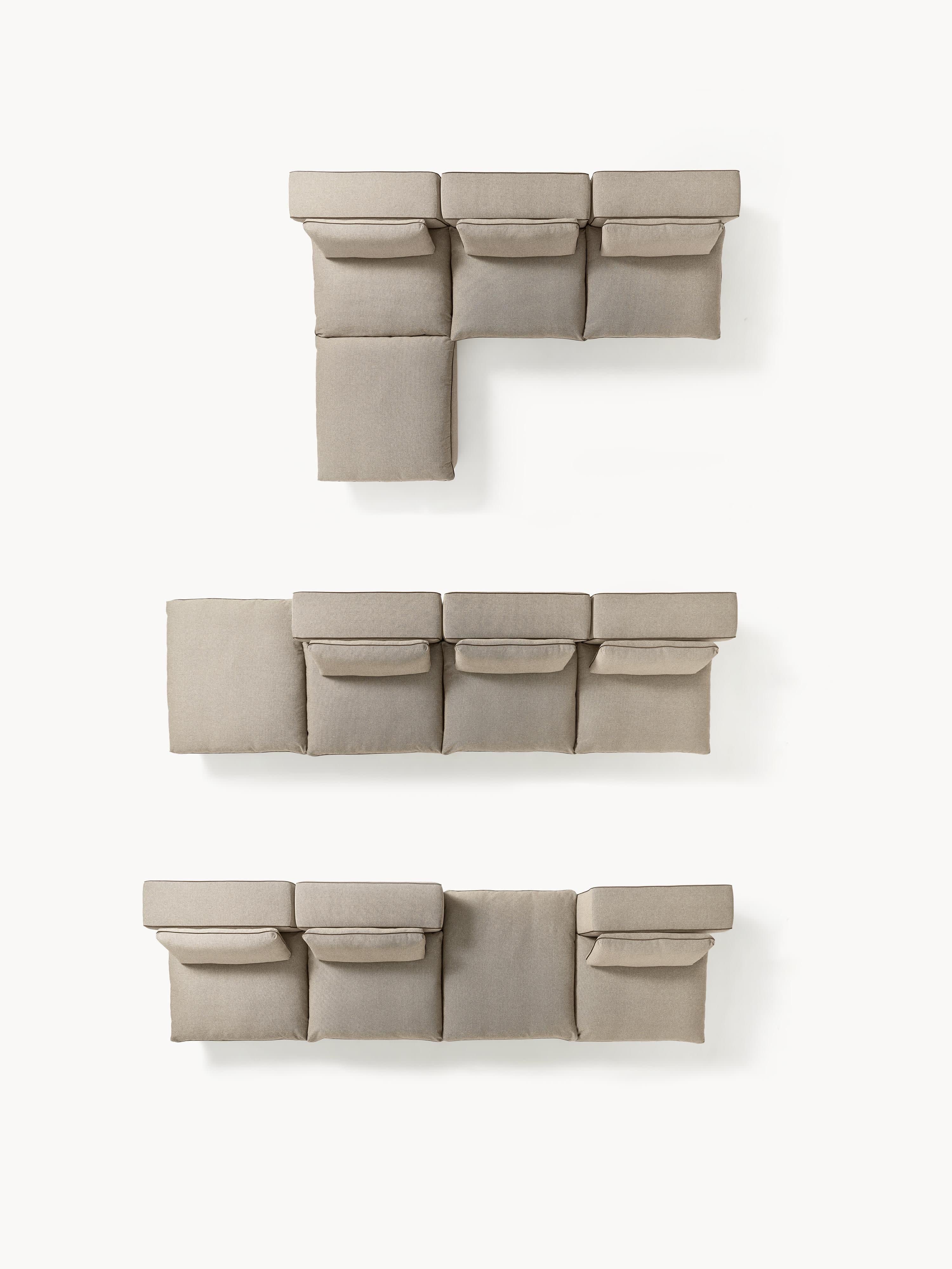 Modulaire bank Felix met poef (links/rechts)