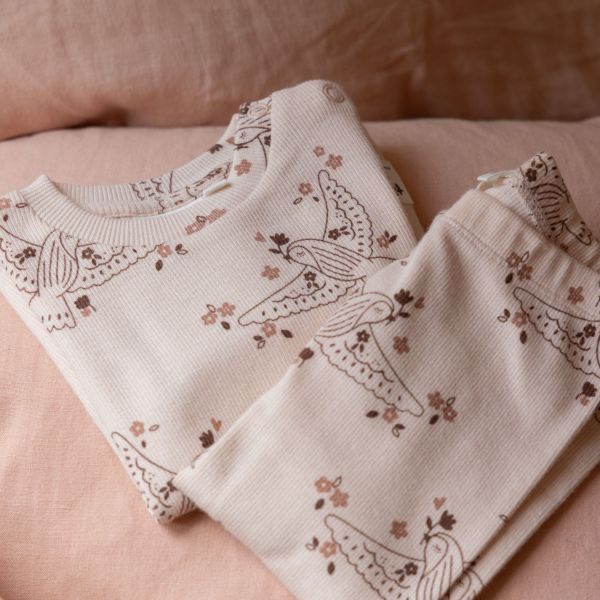 Feetje Pyjama Betsy Bird - Premium Sleepwear - Mt. 116 - Roze