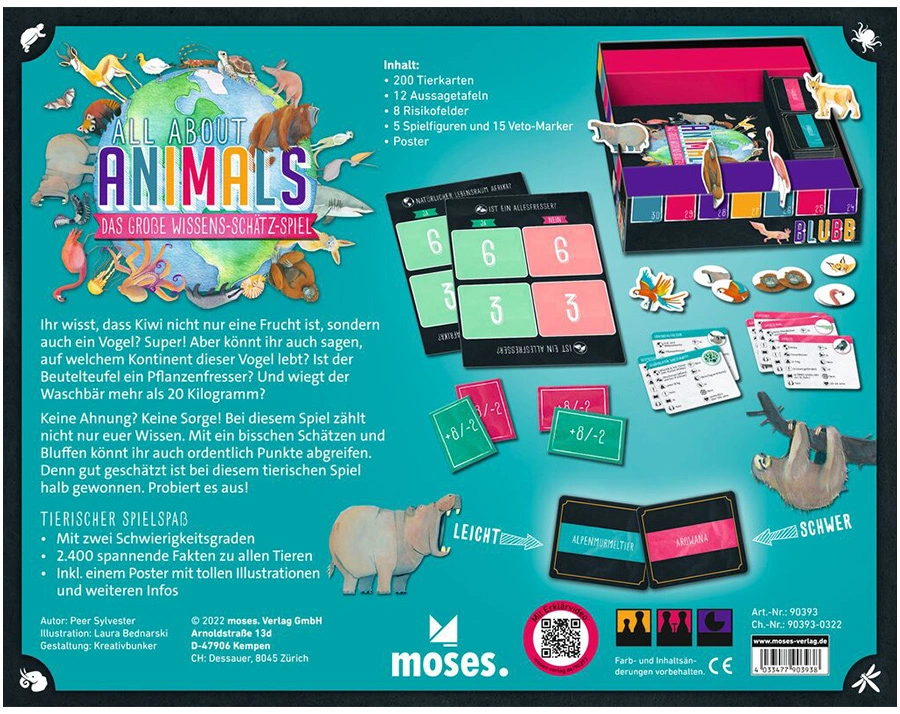 Wissensspiel ALL ABOUT ANIMALS