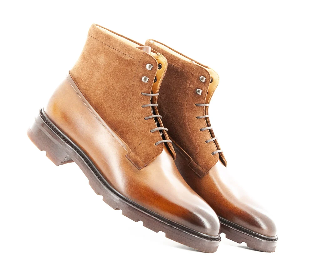 CARLOS SANTOS - BOOTS 1094 TAUPE/SNUFF