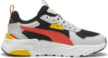 Puma Trinity Lite sneakers wit zwart rood geel Mesh Meerkleurig 35.5