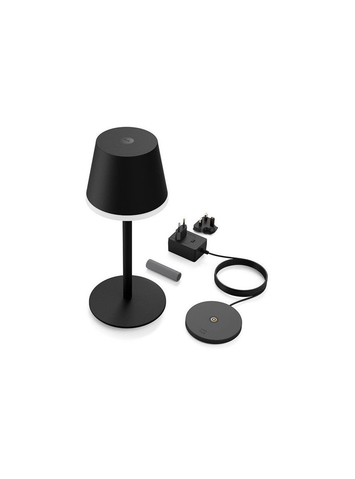 Philips Hue - 2 x Belle Portable Lamp Black - Bundle