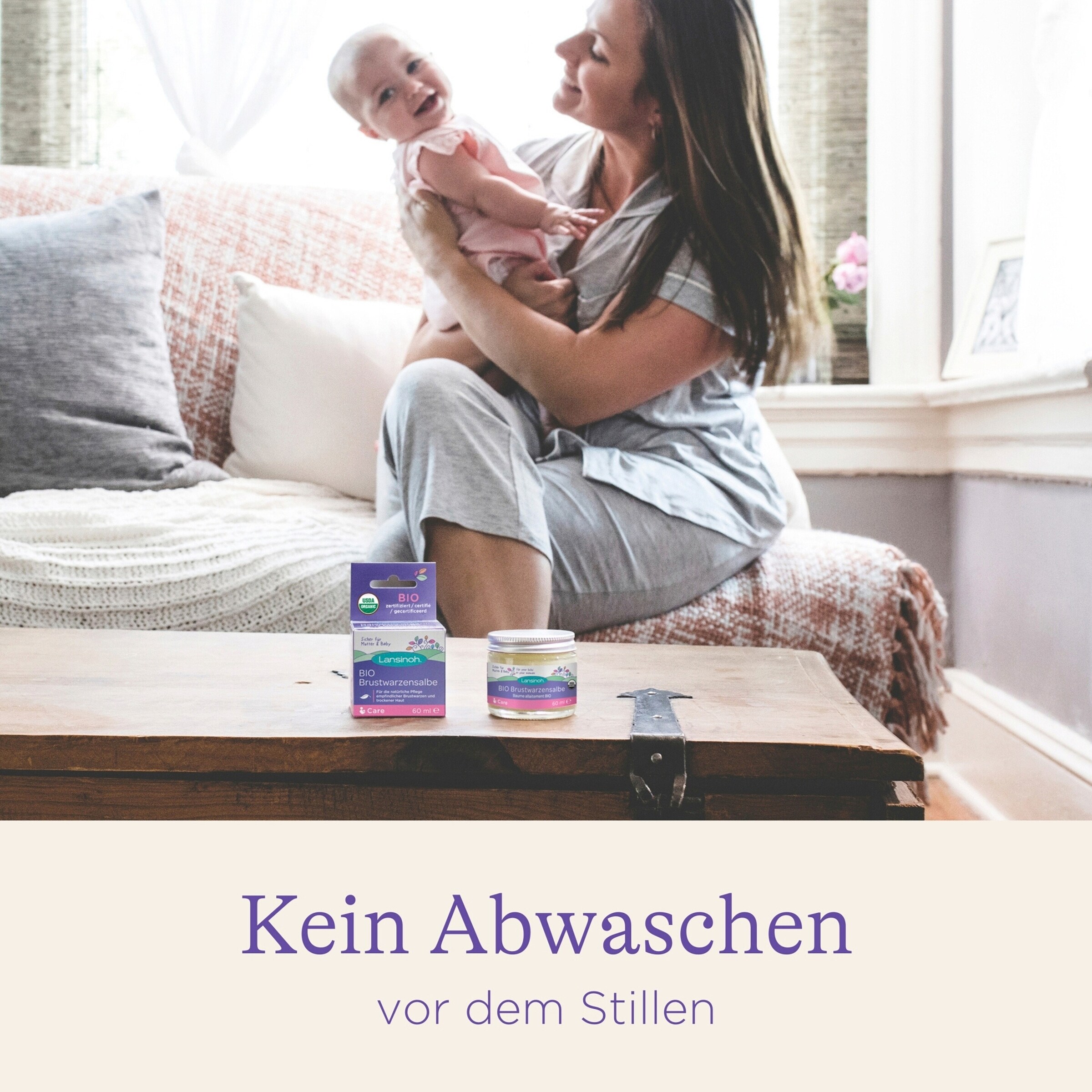 Lansinoh BIO Brustwarzensalbe 60 ml
