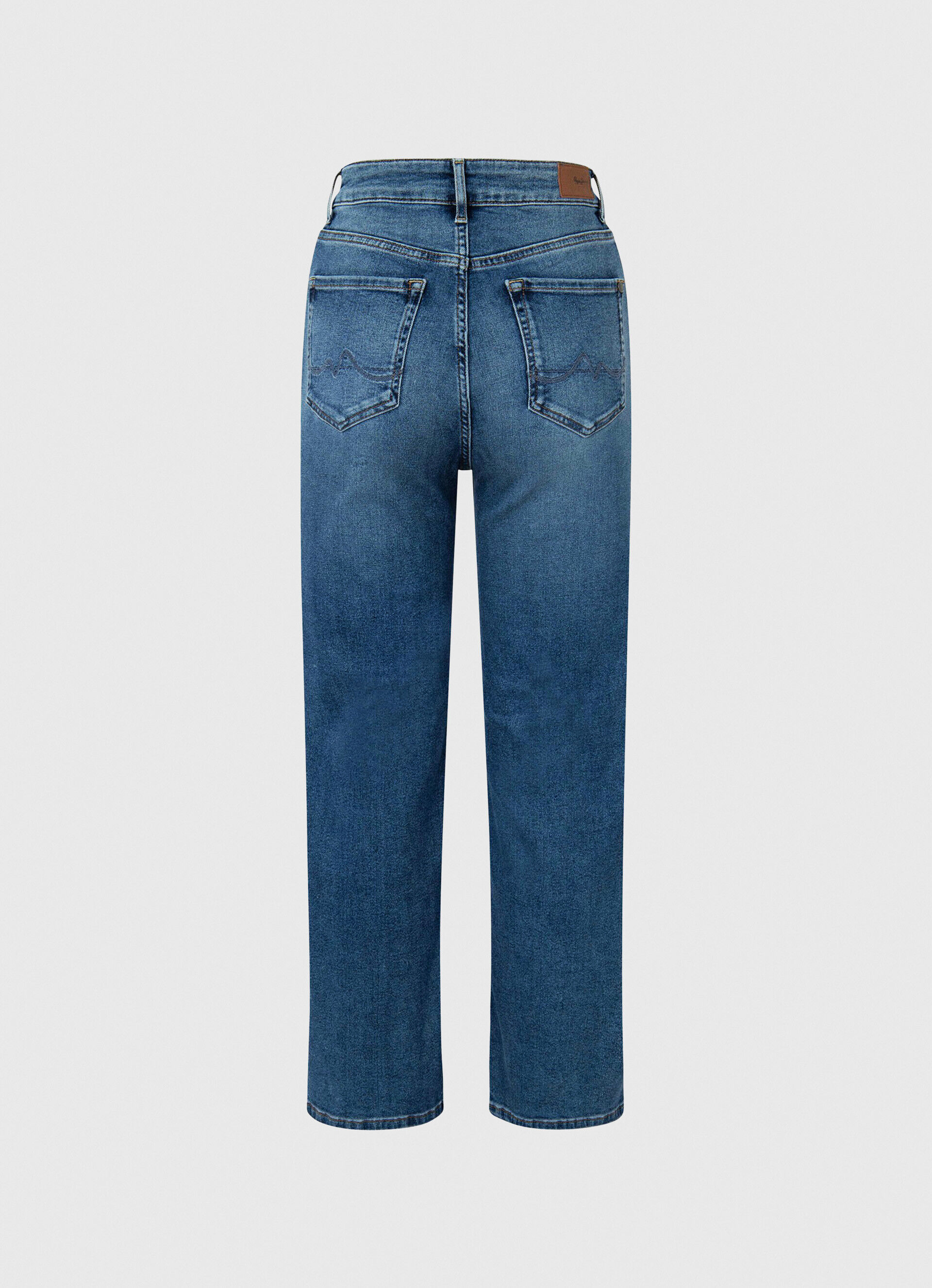 JEAN LEXA SKY FIT ANCHO TIRO ALTO - jeans