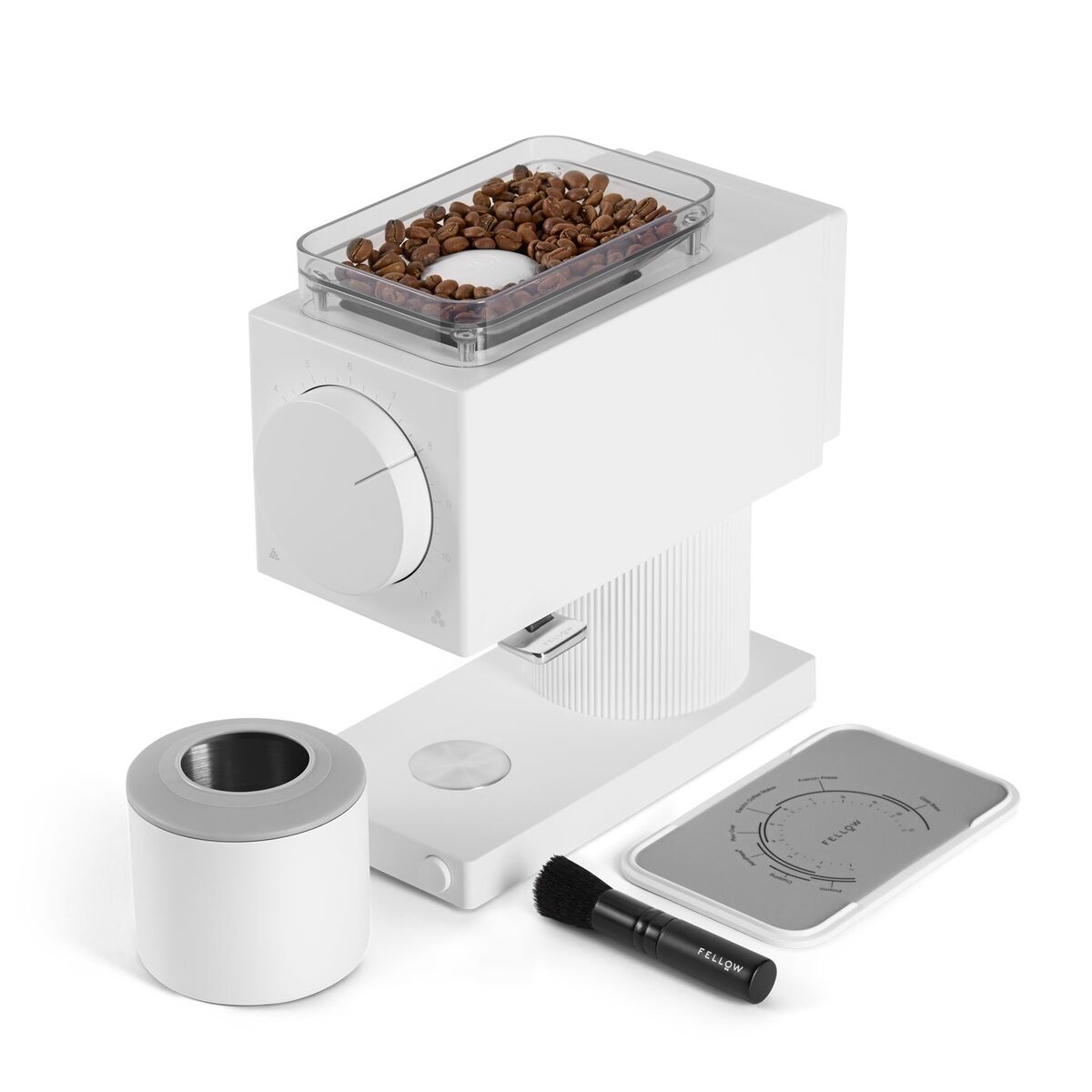Ode Brew Grinder kaffekvern, hvit