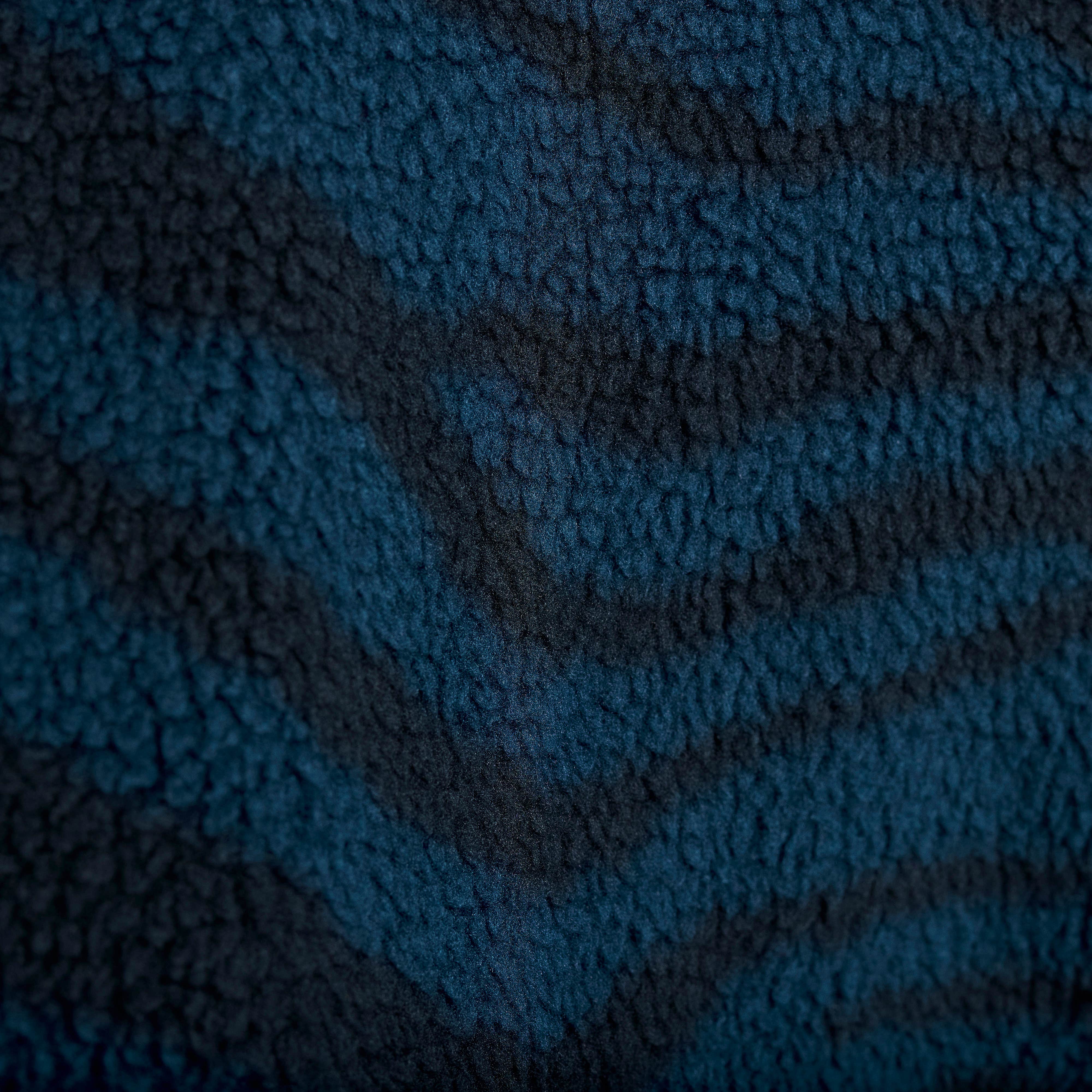 High Pile Fleece Dame Moonlit Ocean/Blueberry Curved Nature