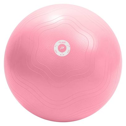 Pure2Improve Ballon d'exercice 65 cm Rose