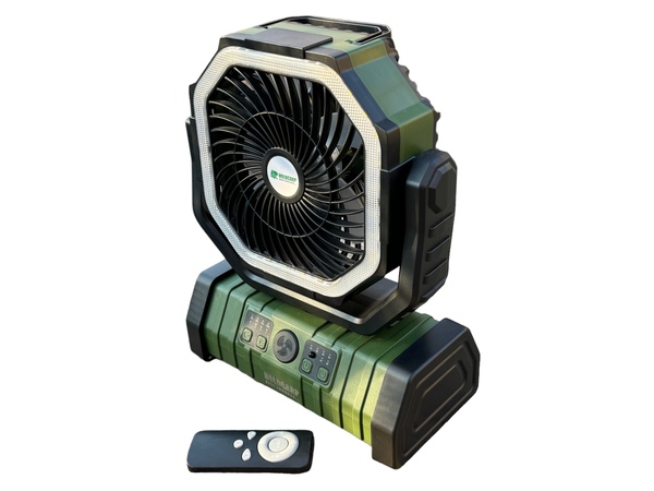 Ventilateur rechargeable Holdcarp (Avec 20000mAh Powerbank)