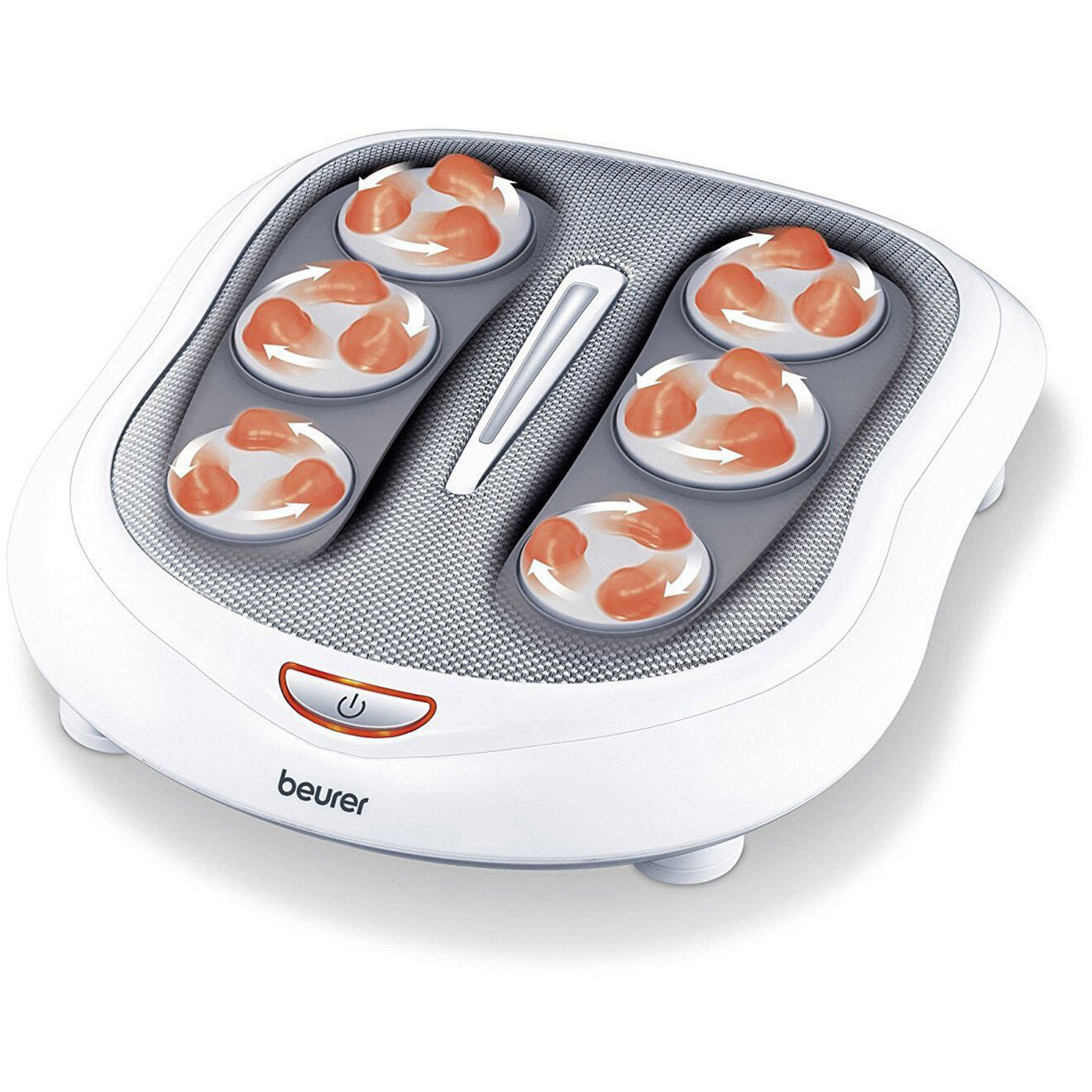 Beurer Appareil de massage des pieds Shiatsu 18 têtes gris/blanc - 50 W
