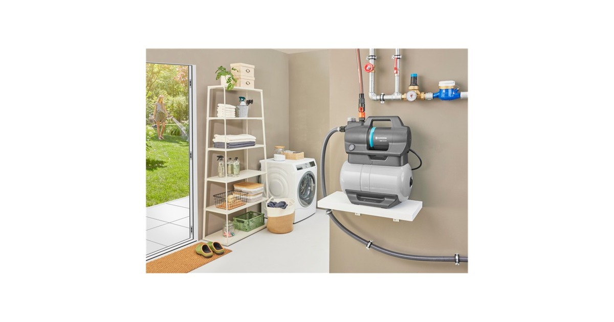 GARDENAHydrofoorpomp 3800 Silent  (Grijs, 600 Watt)