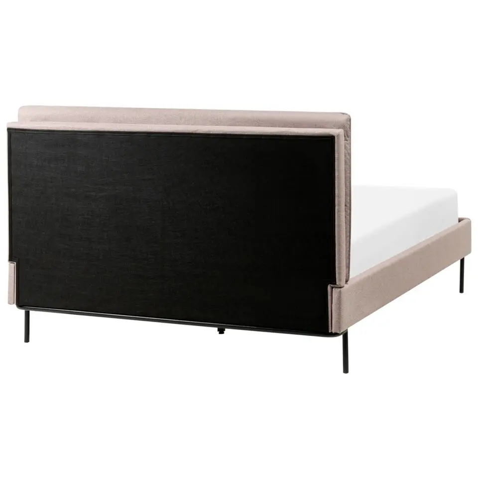 CORIO - Tweepersoonsbed - Taupe - 140 x 200 cm - Polyester