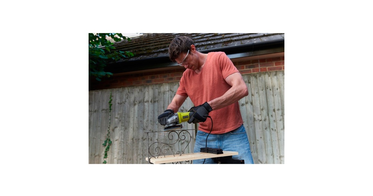 RyobiRAG600-115G haakse slijper  (Groen/zwart)