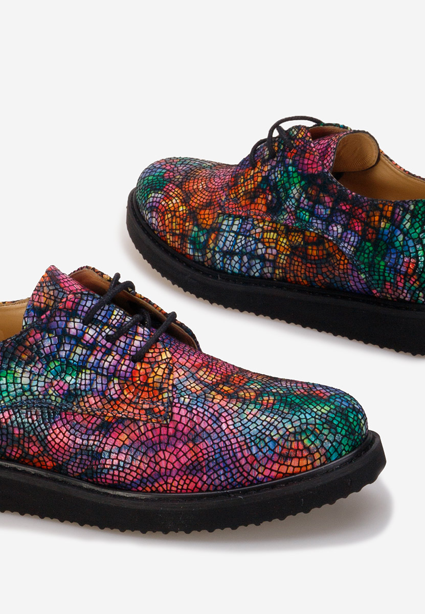 Chaussures casual femme en cuir multicolores Casilas V3