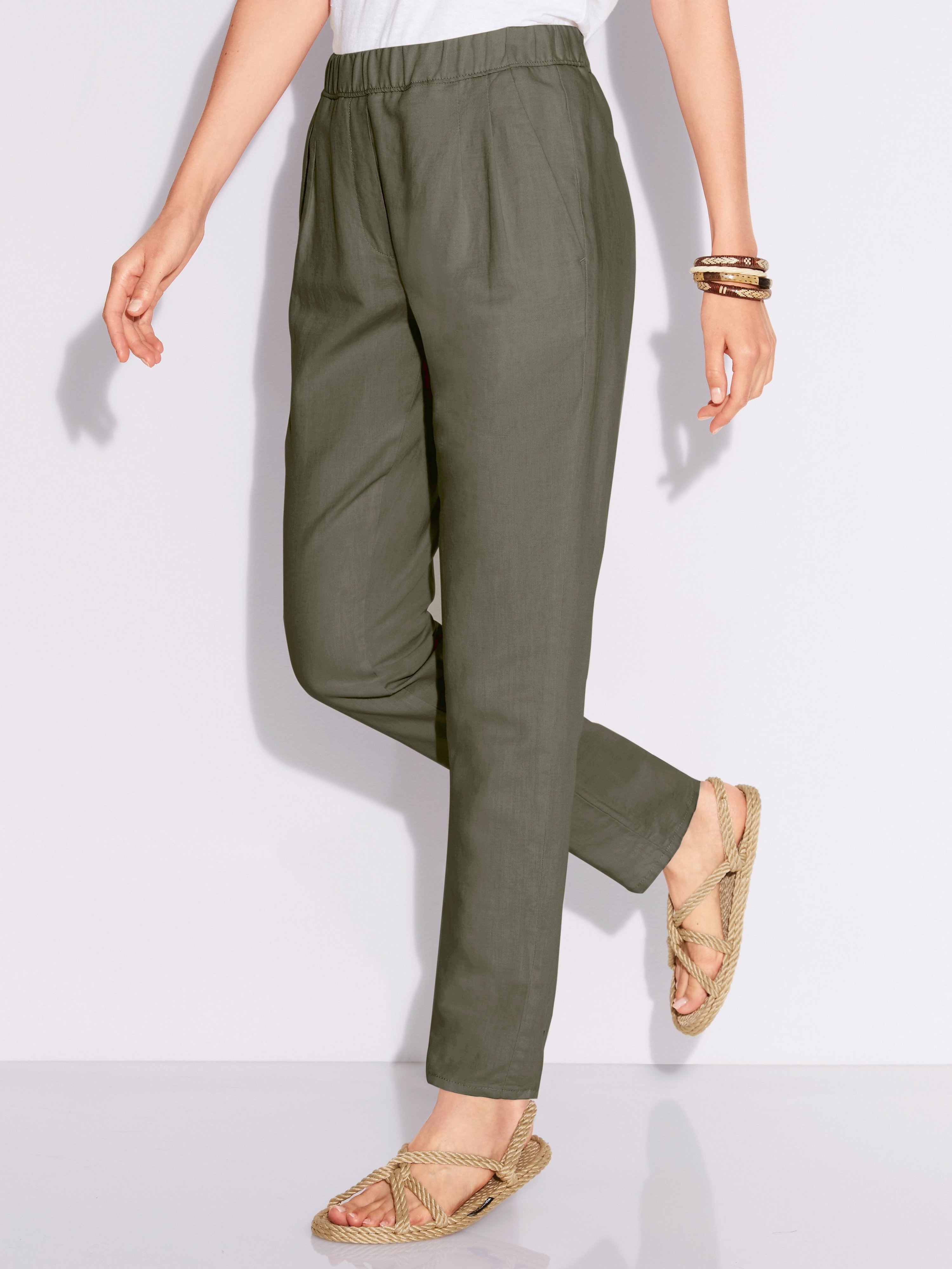 Schlupf-Hose im Chino-Stil