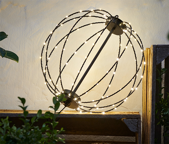 LED-Kugel aus Metall