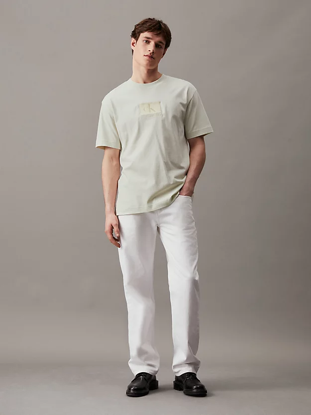 Camiseta de corte folgado com brasão