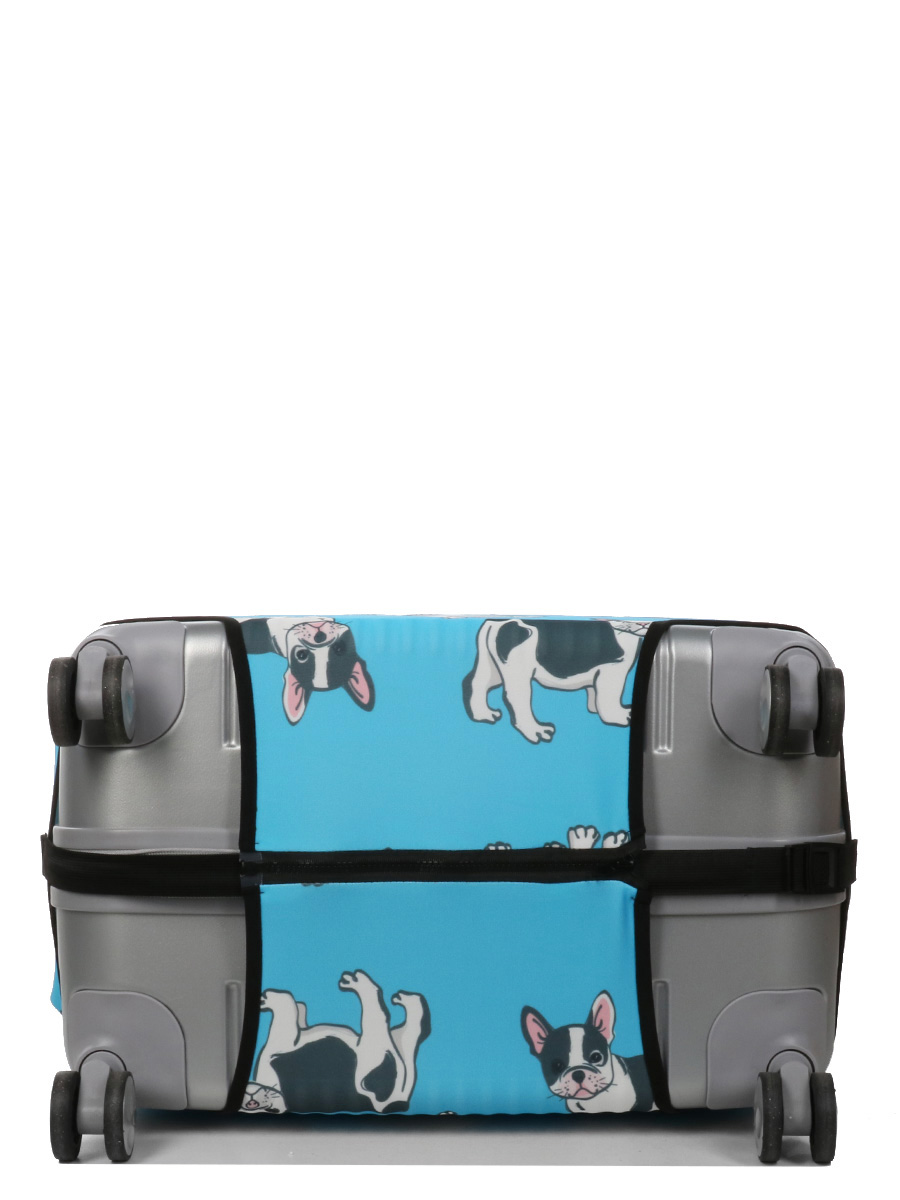 Housse de valise Periea Blue with Dogs L