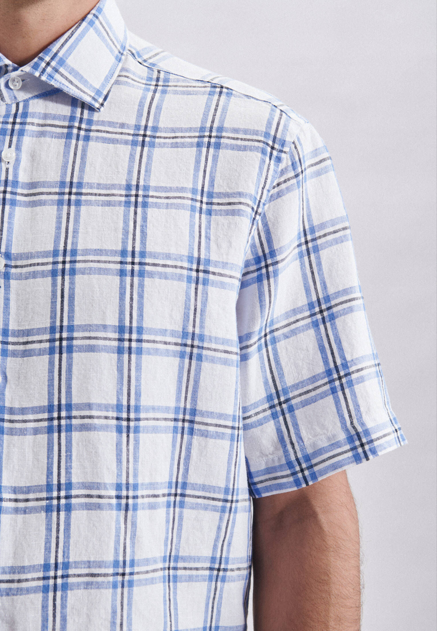 Seidensticker| Herren Leinenhemd Regular
