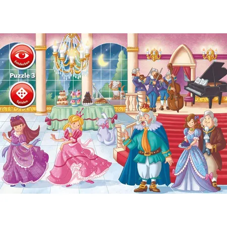 Ravensburger Puzzle Kleine Prinzessin Bella, 3x35 Teile