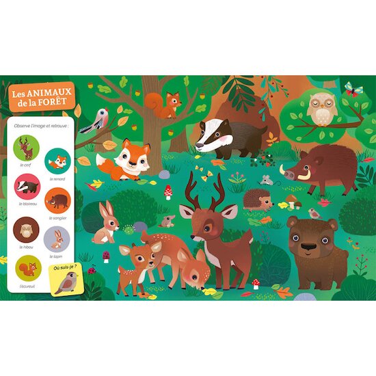 Cherche et Trouve des tout-petits   Chez les animaux        de               AUZOU