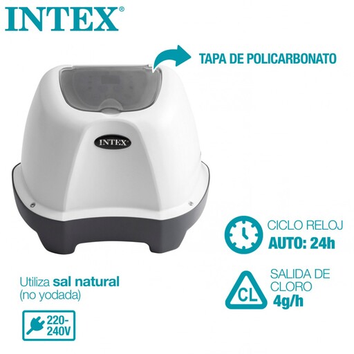 Sistema de cloração salina Intex 4 G/h