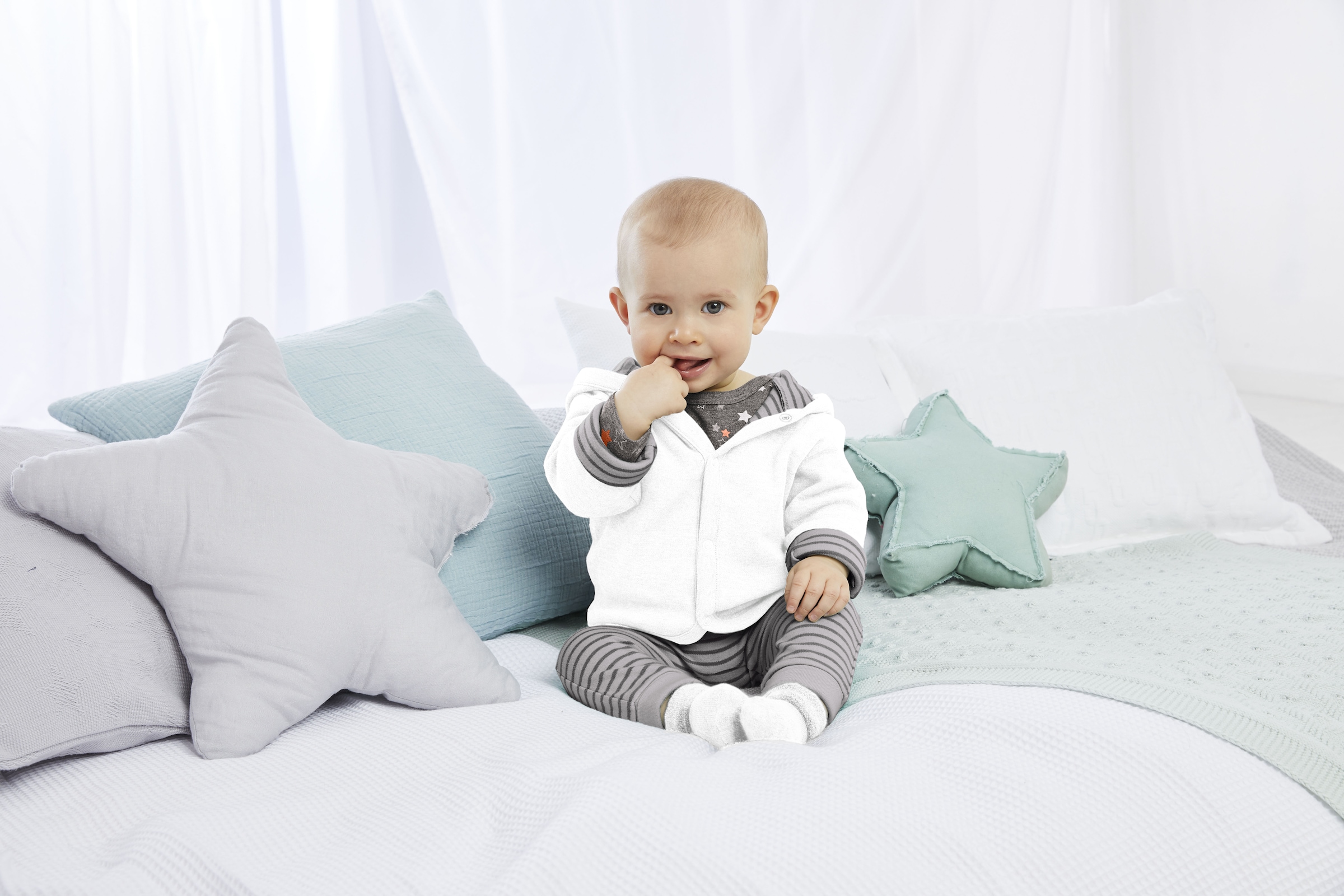 KIDSWORLD Starterpaket », 8 teiliges Baby-Set - NEUE KOLLEKTION«, 8 Stk. , Baby-Set aus Bio-Baumwolle