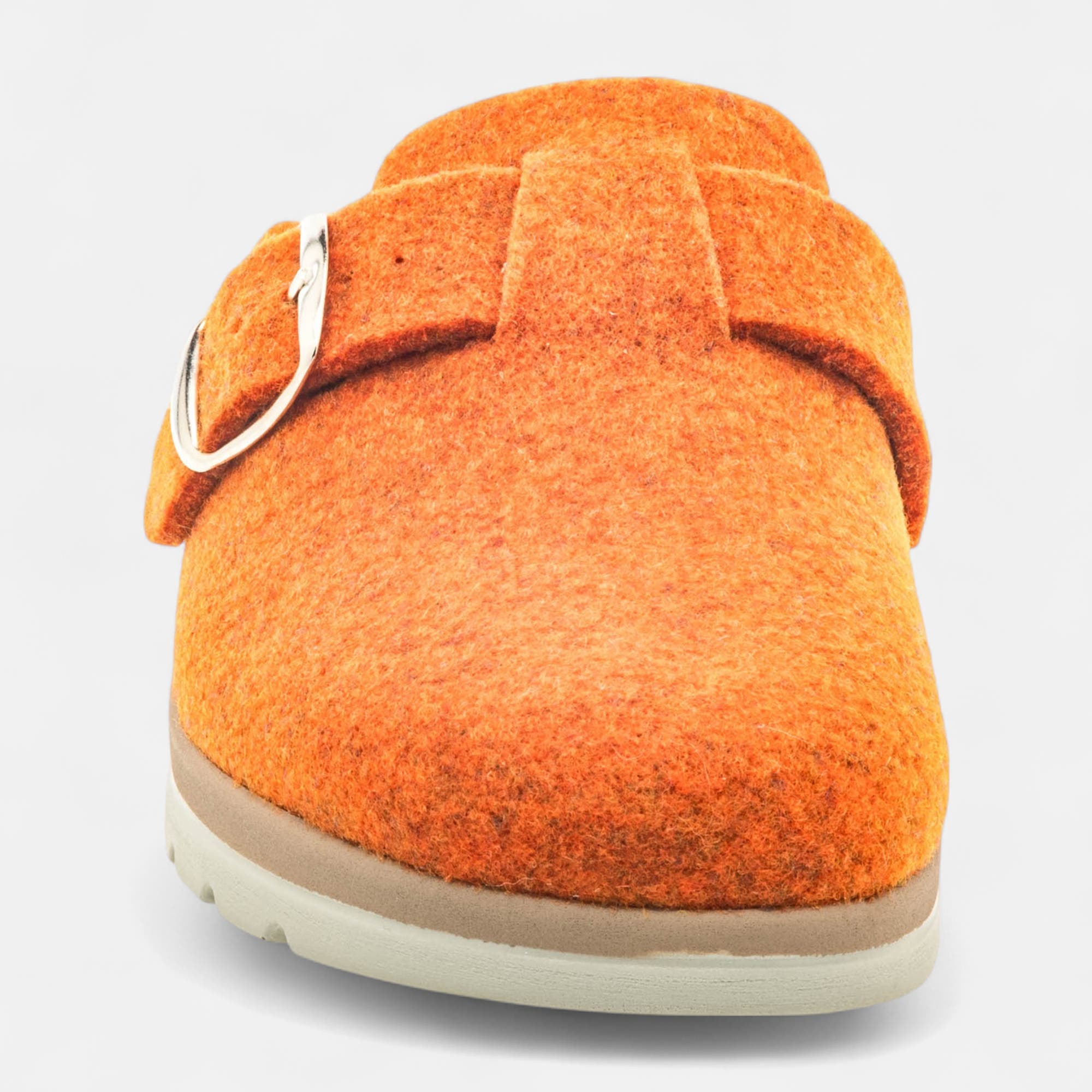 Pantoufles sabots Femme orange