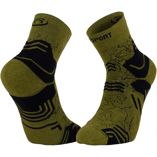 Chaussette randonnée BV SPORT TREK GR MID KAKI/NOIR