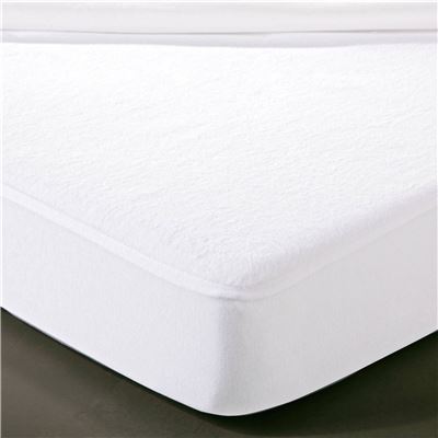 Housse matelas en molleton coton Bio - imperméable - respirante - 170 g/m²