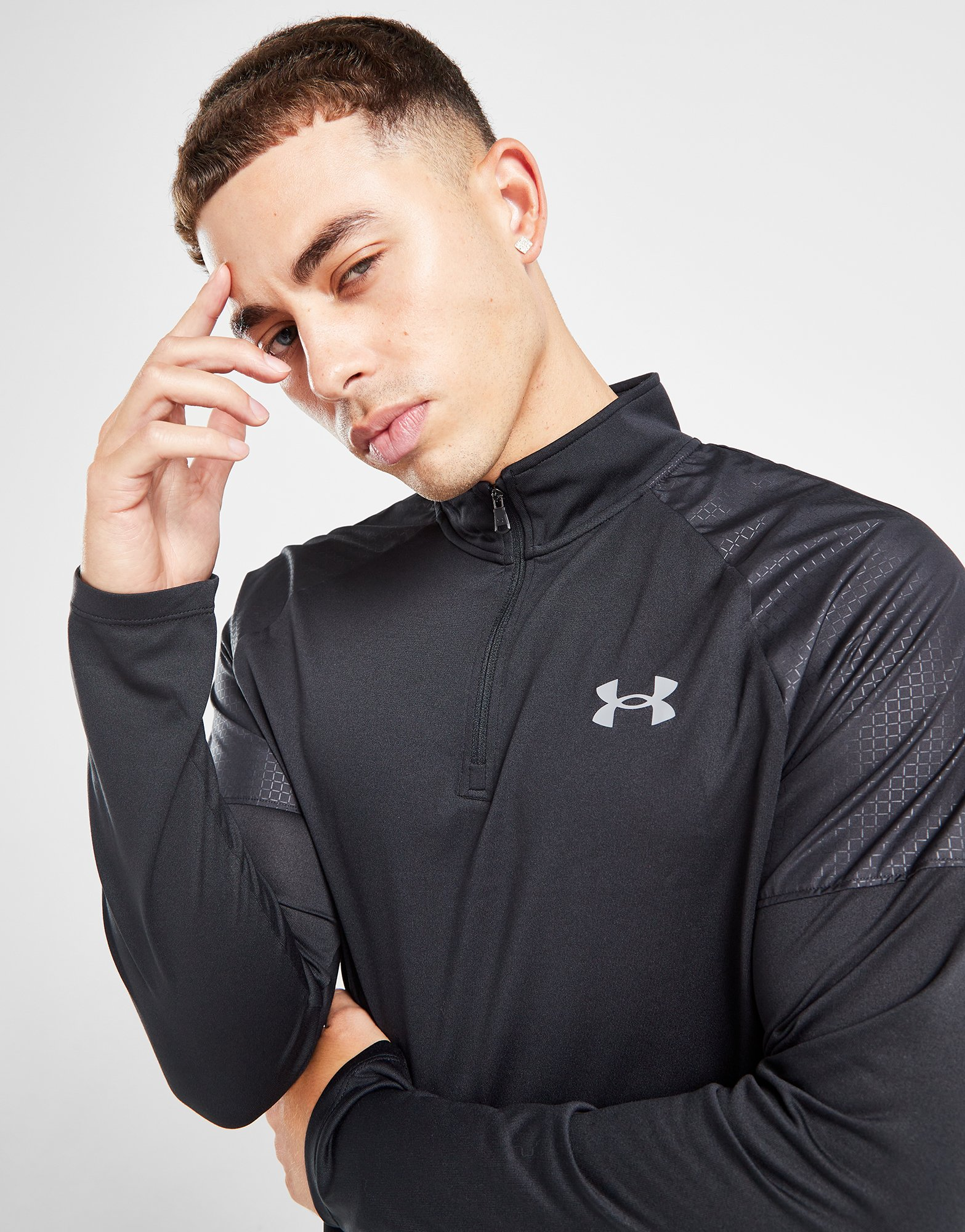 Under Armour Haut Zippé Tech Grid Homme