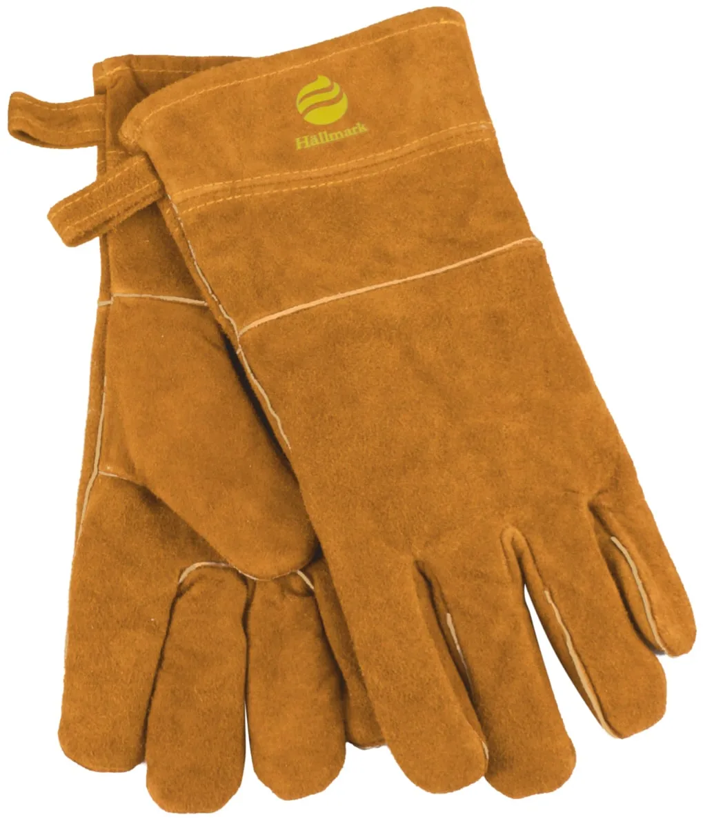 Hällmark Leather Gloves Medium Brown