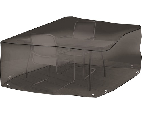 Beschermhoes voor loungeset 385x153x70 cm zwart