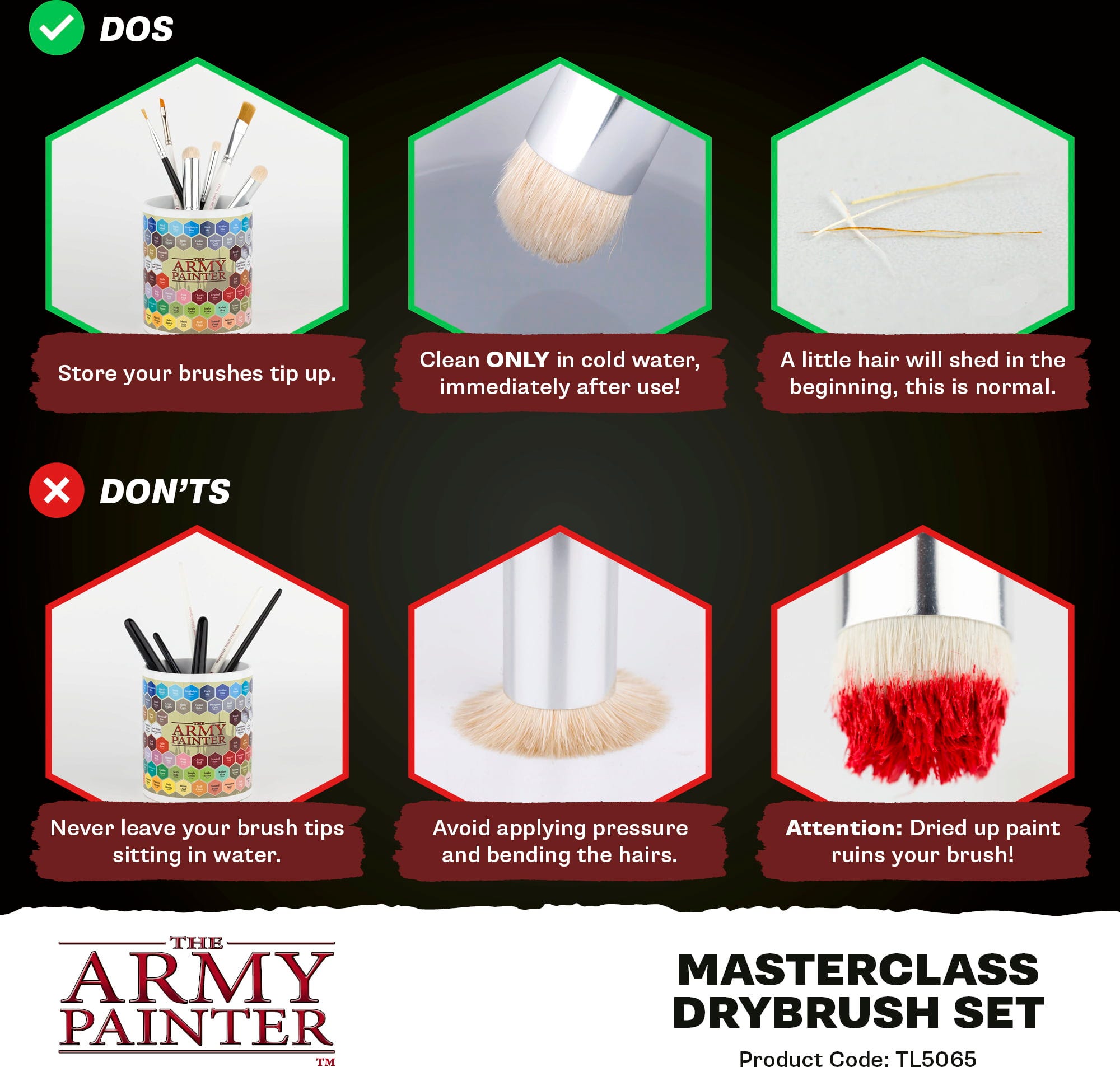 The Army Painter  Masterclass Drybrush Set    Die Meisterklasse für das Trockenbürsten