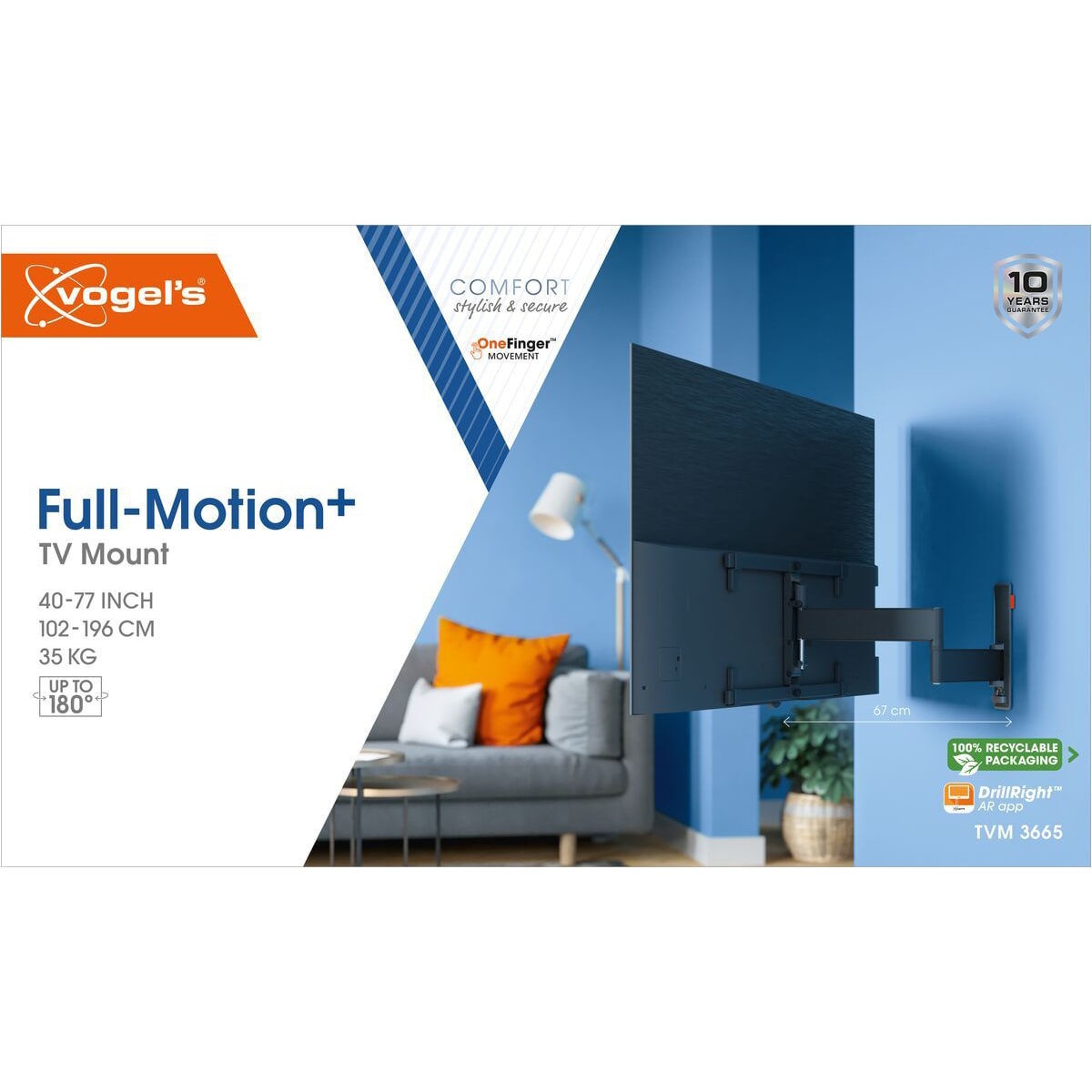 Vogels COMFORT Full Motion+ OLED TV veggfeste TVM3665